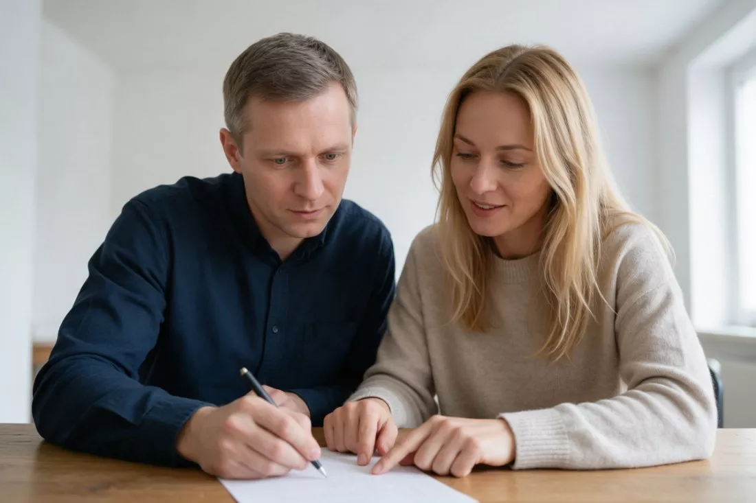 psycholog z klientką omawia plan wsparcia