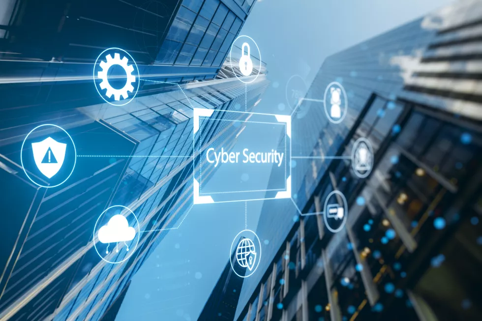 creative-digital-hologram-blurry-city-background-cyber-security-protection-concept-double-exposure