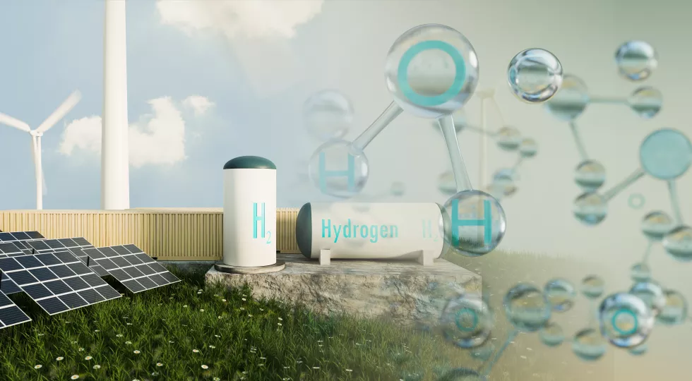 double-exposure-water-molecules-with-green-power-hydrogen-starage-tank-green-hydrogen-renewable-power-concept