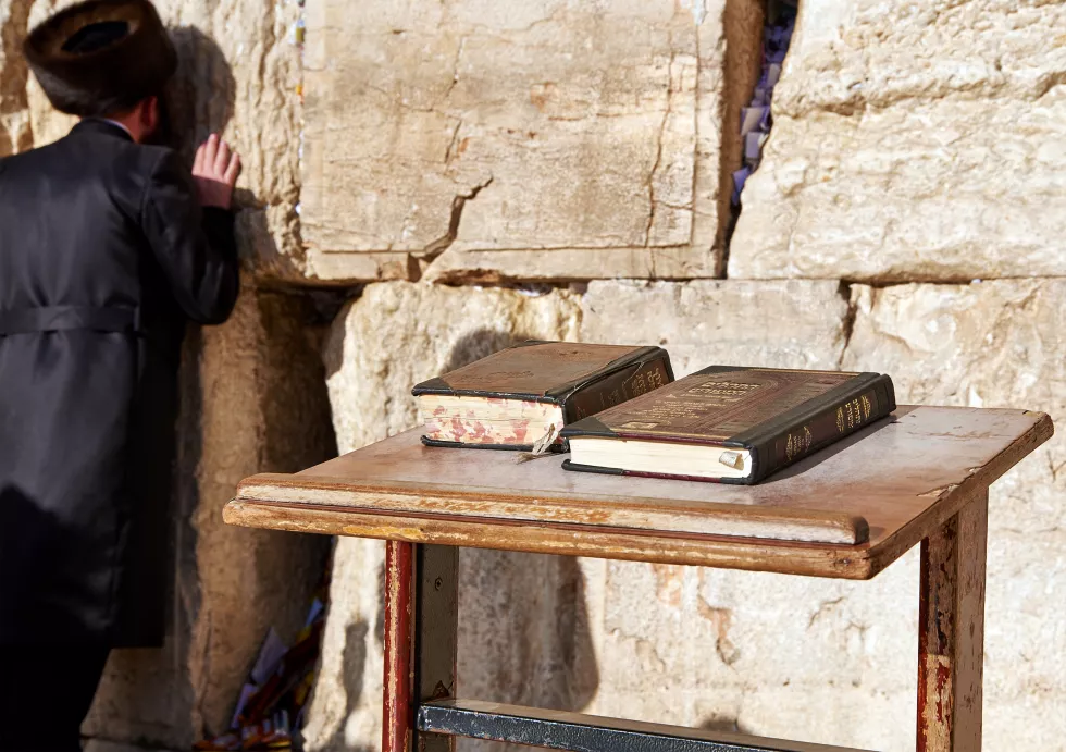 rear-view-woman-standing-by-wall