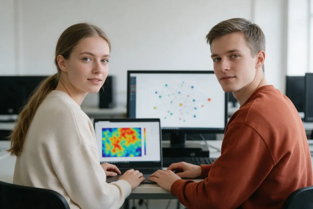 studenci-sprawdzaja-serwery-w-serwerowni-z-laptopem