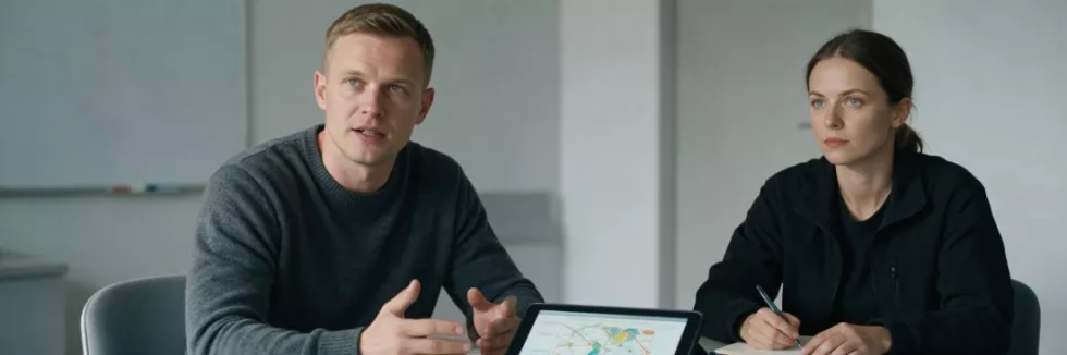 dowódca prowadzi odprawę z zastępczynią