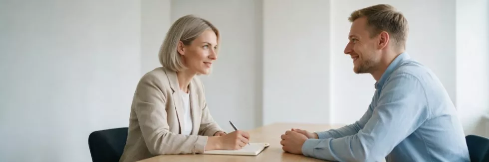 specjalistka HR prowadzi rozmowę rekrutacyjną