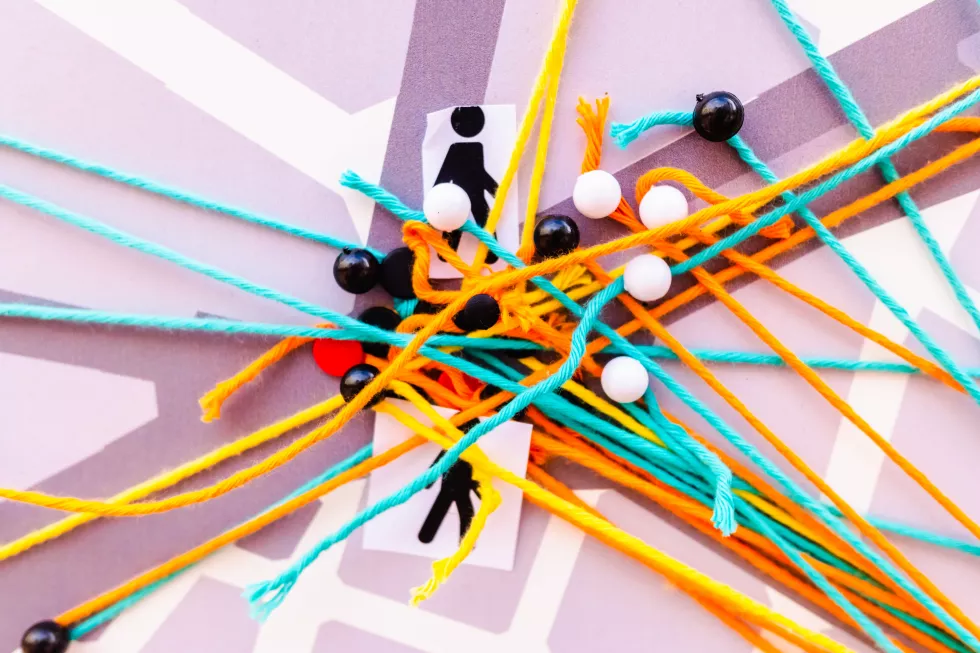high-angle-view-multi-colored-pencils-table