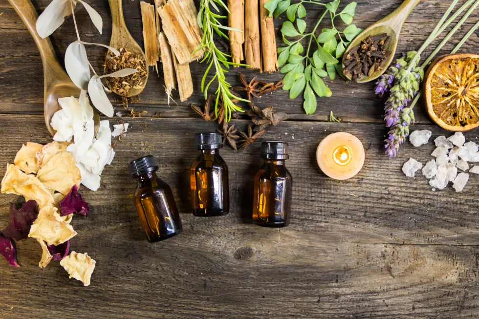 set-aromatic-incense-natural-flowers-herbs-rustic-wood