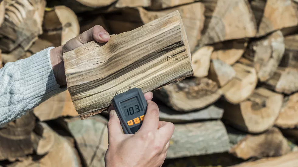 man-measures-humidity-firewood-with-moisture-meter-monitoring-fuel-quality