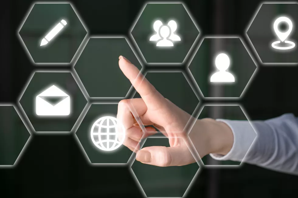 low-angle-view-man-using-mobile-phone