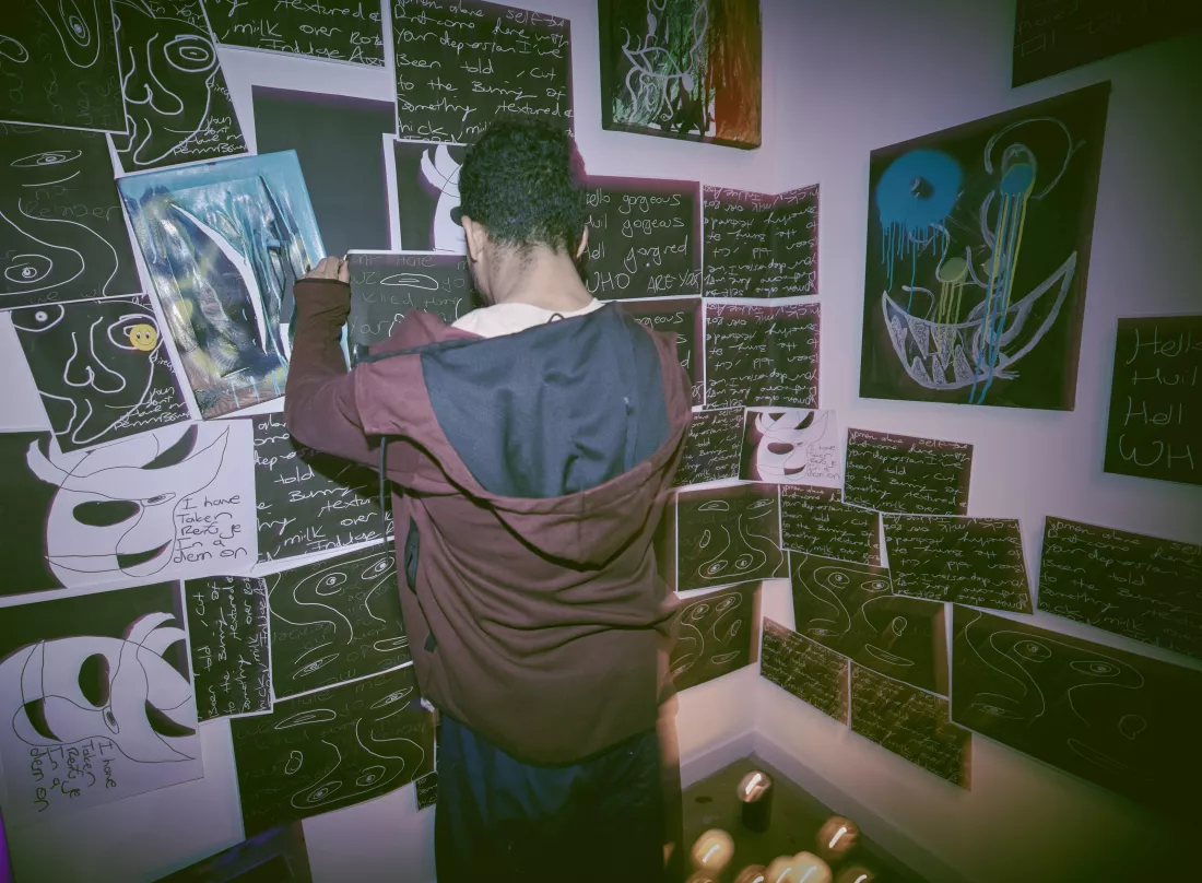 sketch-paranoid-man-bedroom-fear-scared-with-mental-health-depression-stress-person-drawing-guy-with-pictures-ocd-creative-anxiety-psychology-bipolar-with-insomnia