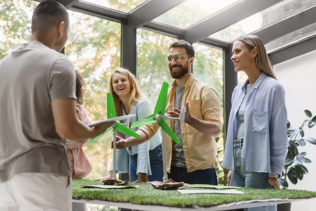 people-working-tech-brand-together