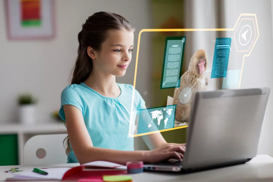 girl-with-laptop-learning-nature-online-home