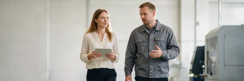 HR business partnerka z kierownikiem produkcji